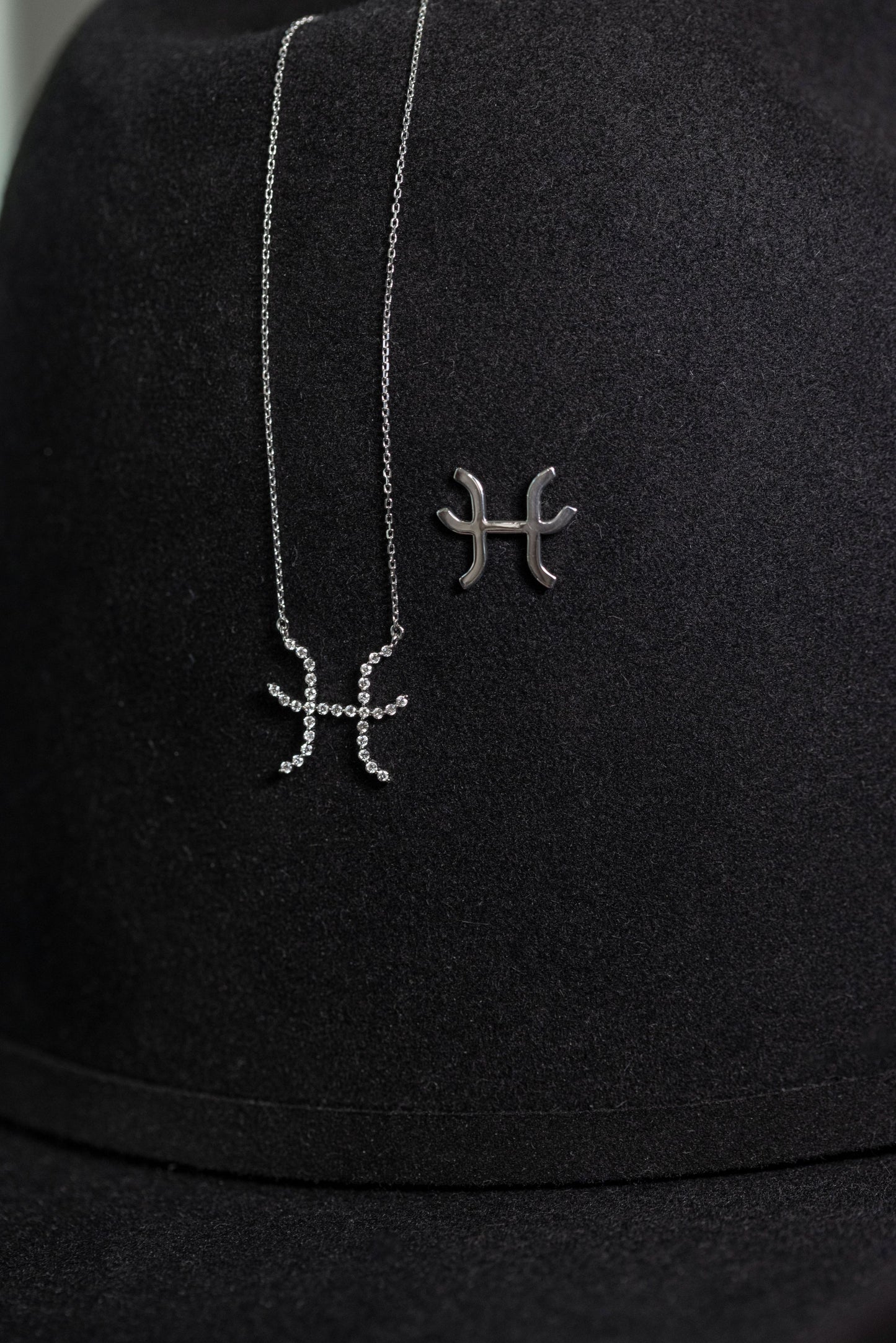Single Shared Prong Custom 14k Gold and Lab Grown Diamond Cattle Brand Necklace (DESIGN DEPOSIT ONLY)