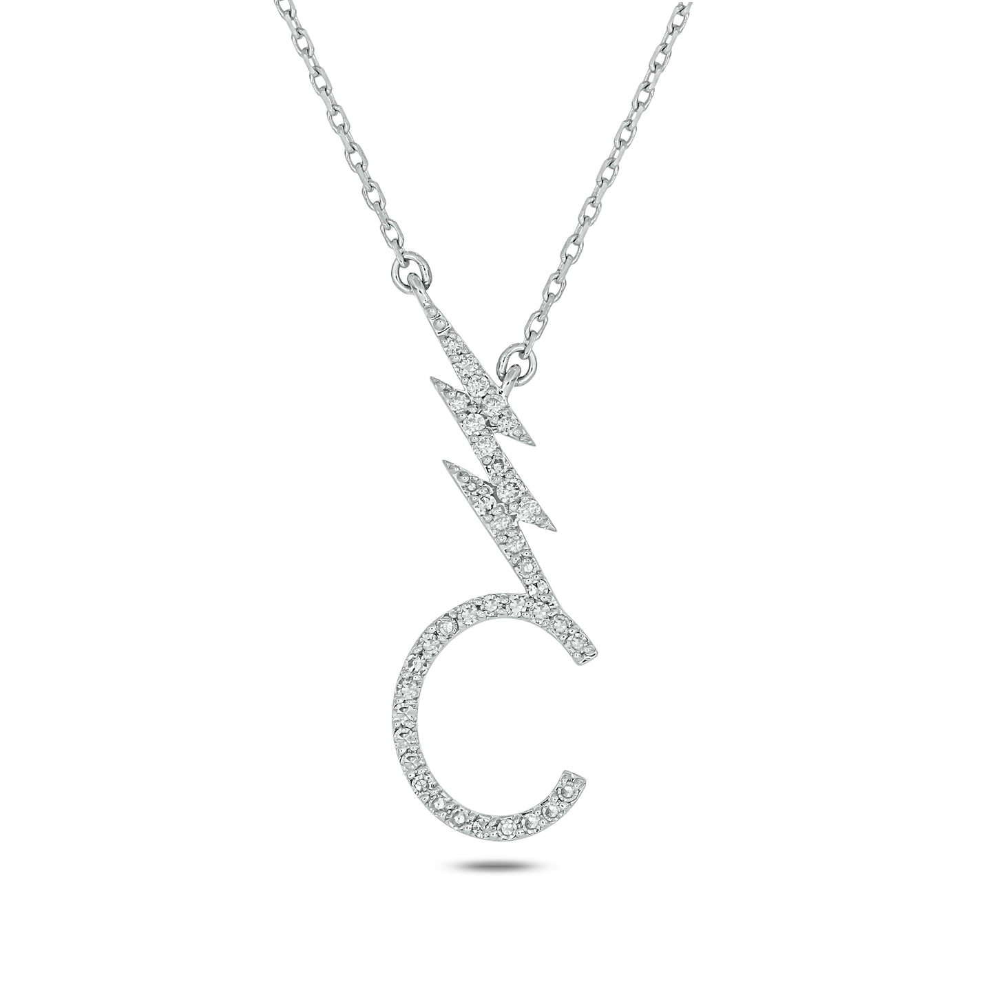 The Devereaux Custom 14k Gold and Diamond Cattle Brand Necklace