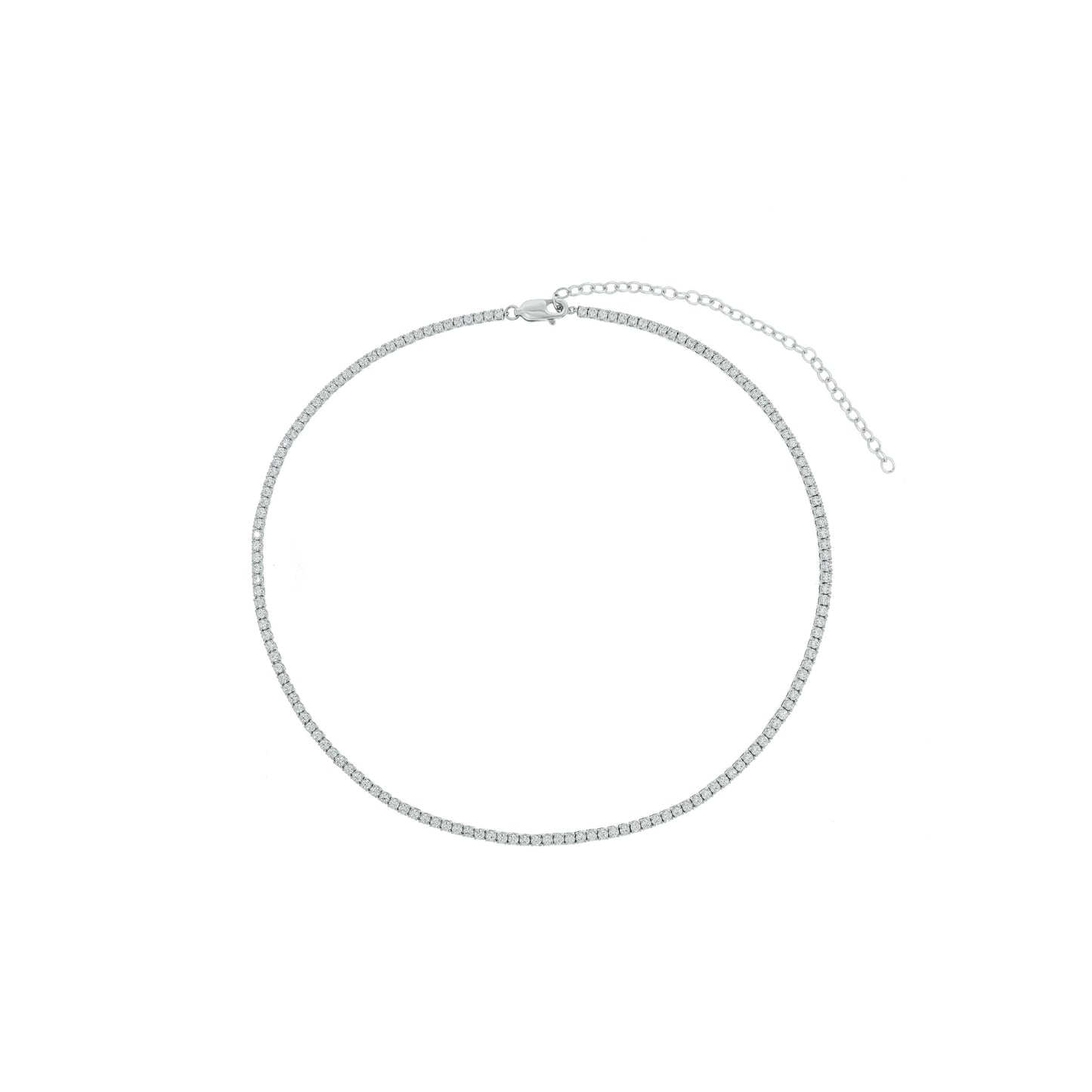 5.5 CT. T.W. Lab Grown Diamond Tennis Necklace
