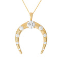 3.3 CT. T.W. Round Lab Grown Diamond Naja Pendant in 14K Yellow Gold