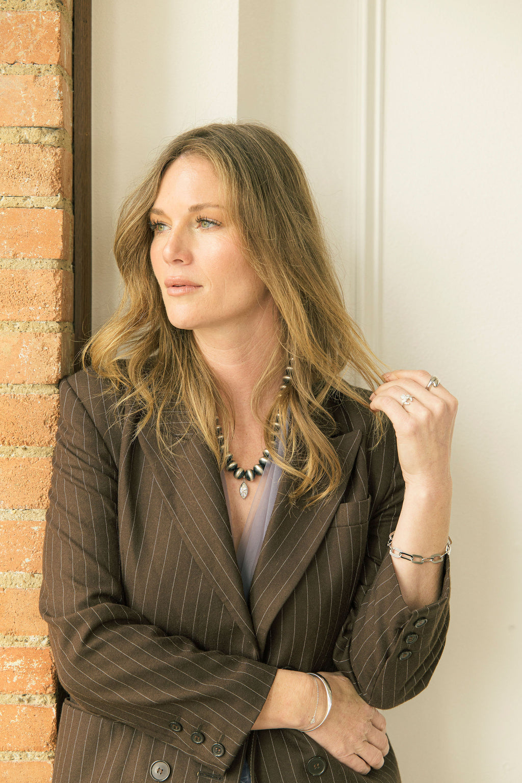 Silver Bold Italian Link Paperclip Chain Bracelet