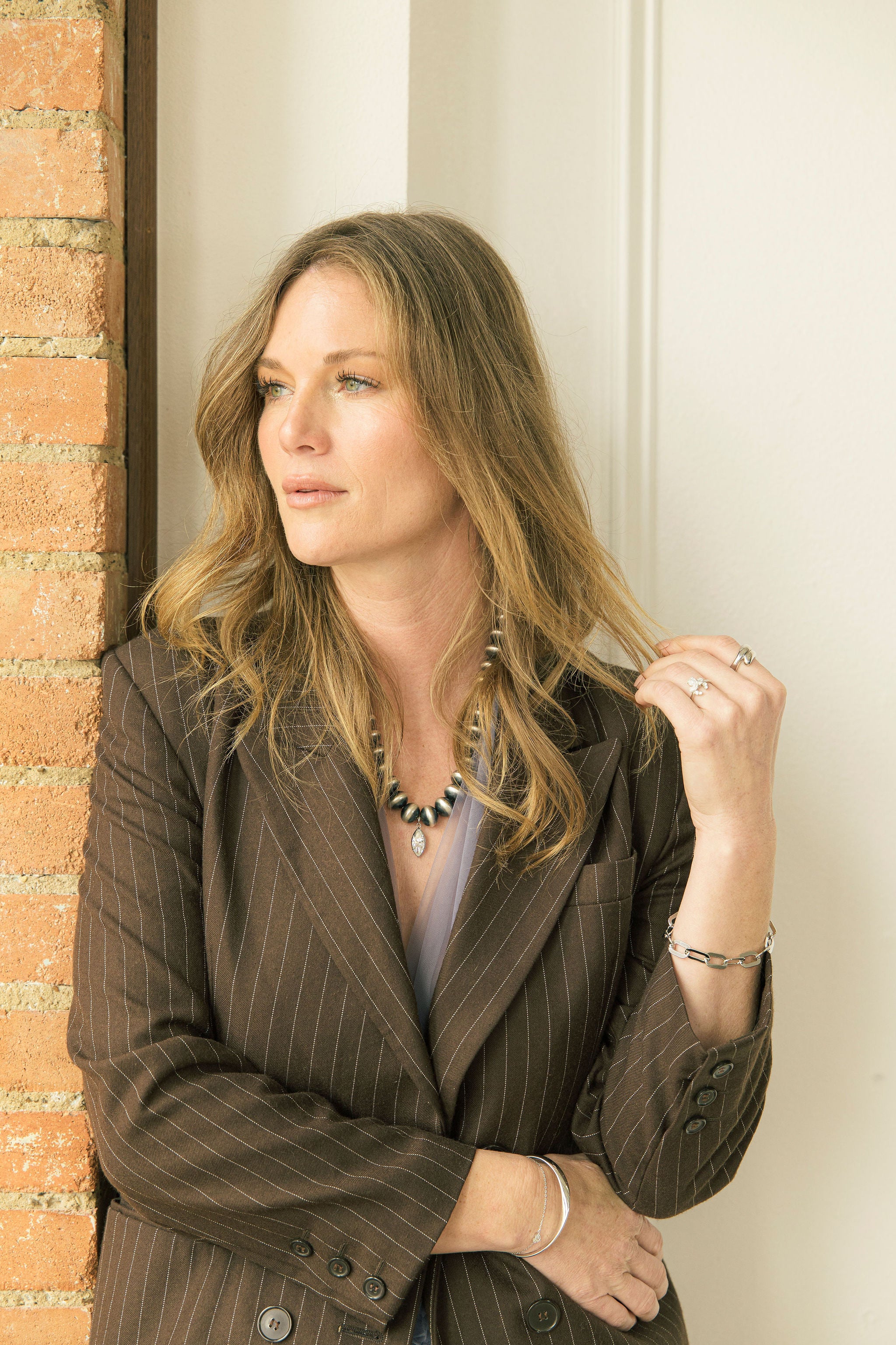 Silver Bold Italian Link Paperclip Chain Bracelet