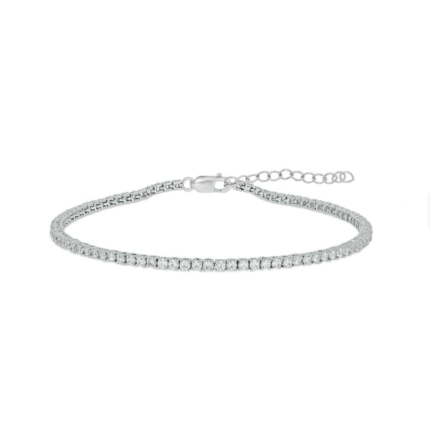 2 ctw lab grown diamond tennis bracelet
