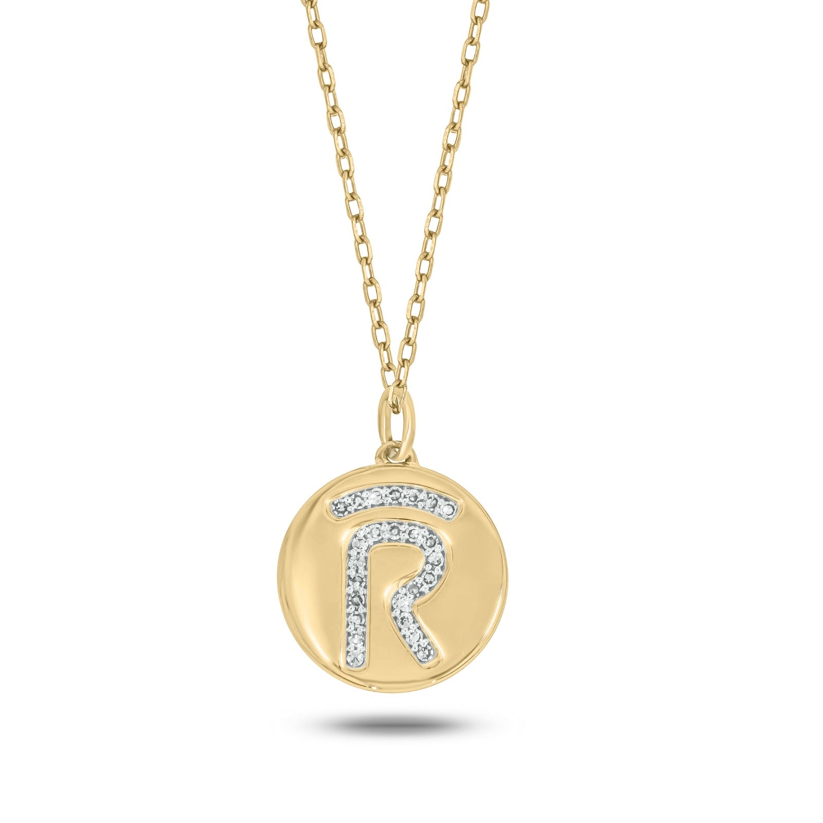 Main Image - Personalized Diamond Charm Cattle Brand Pendant 14k Gold