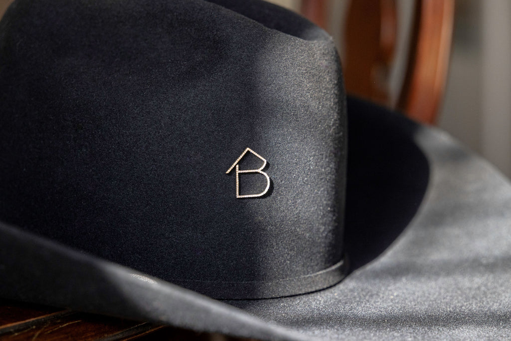 Custom Diamond Cattle Brand Hat Pin (DESIGN DEPOSIT ONLY)