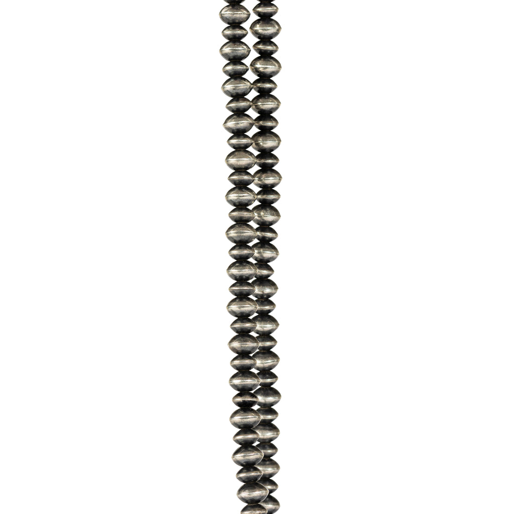 1806 & Co. X Devereaux Gold: Navajo Pearl Necklace with Lab-Grown Round Diamond Pendant