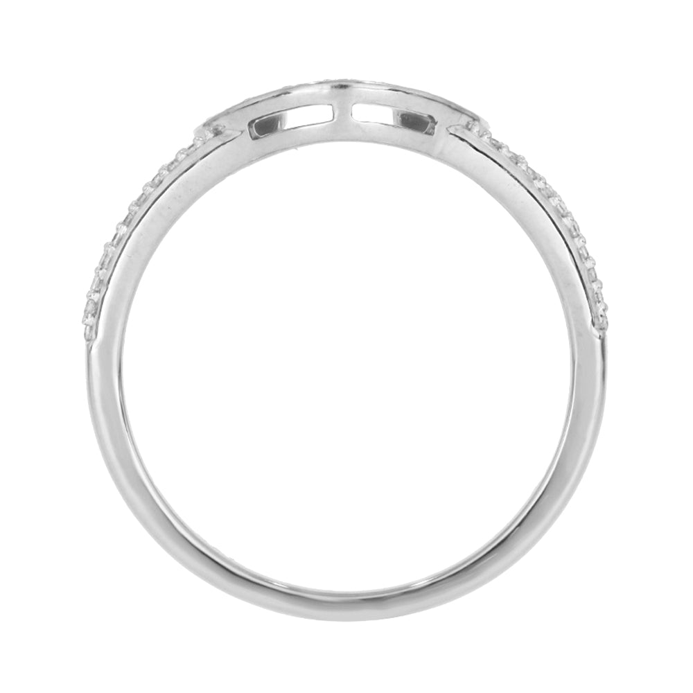1/5 CT.T.W. Diamond Split Shank Ring in 14K Gold