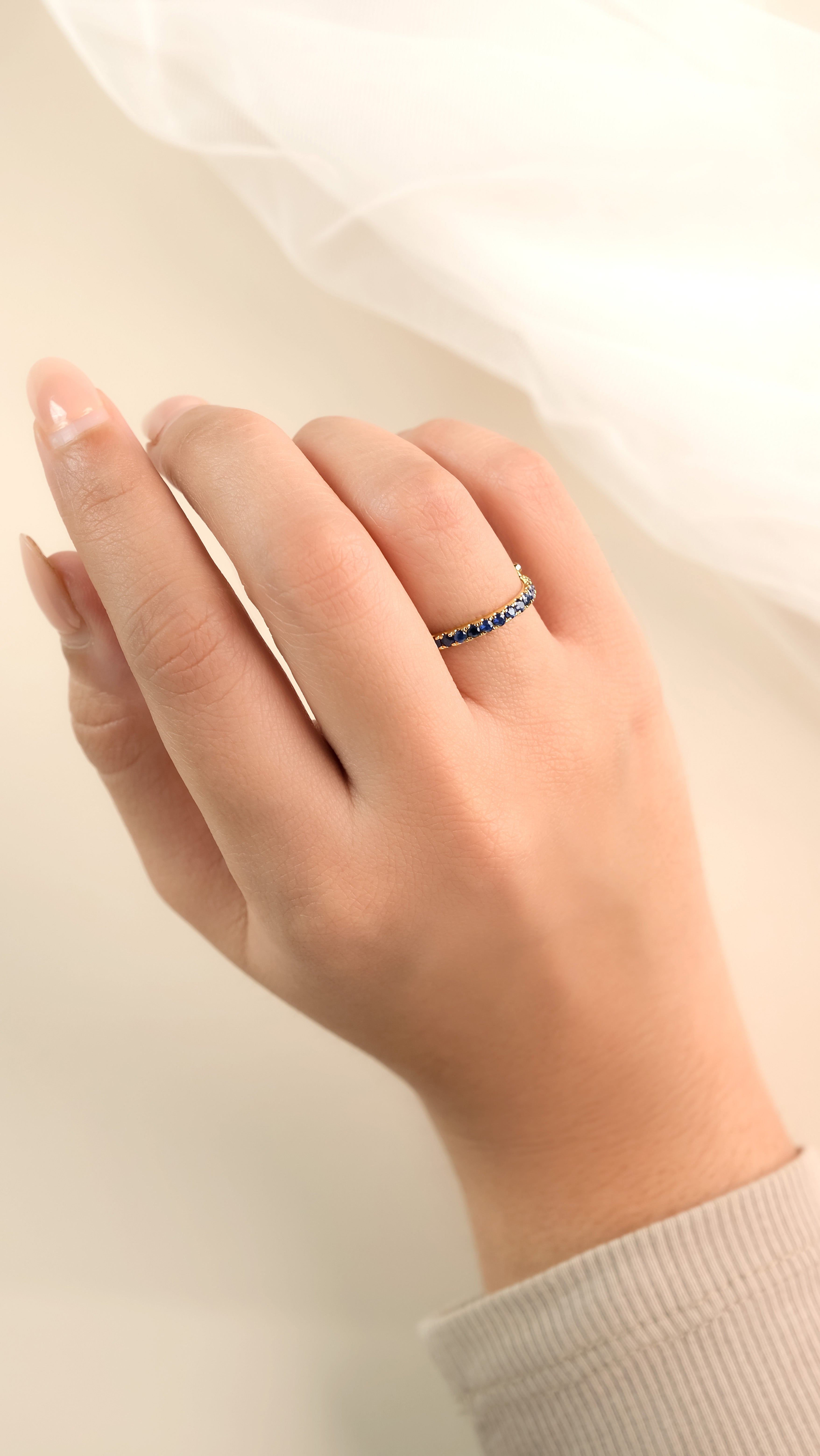 1/2 CT. T.W. Lab Created Diamond Band & Gemstone Versatile Flip Birthstone Ring in 14K Gold