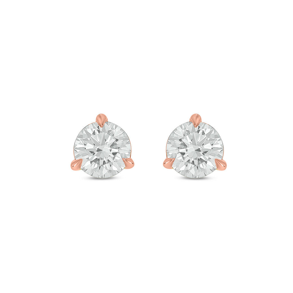 Round Martini Set Lab Grown Diamond Studs