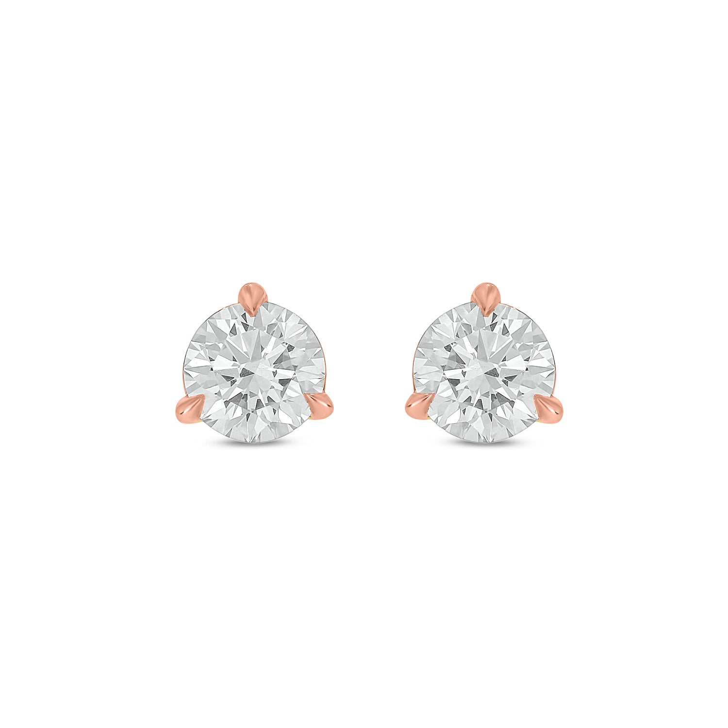 Round Martini Set Lab Grown Diamond Studs
