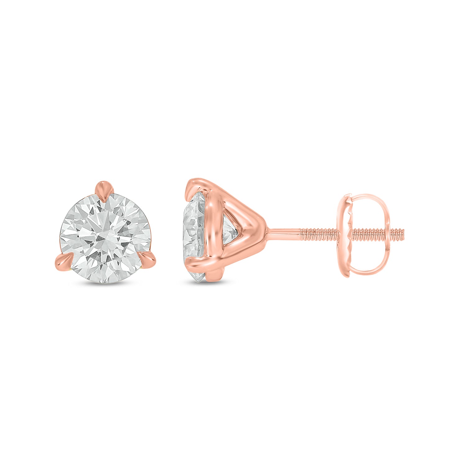 Round Martini Set Lab Grown Diamond Studs