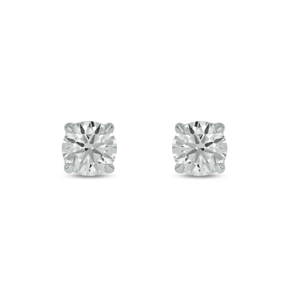Round Classic 4-Prong Lab Grown Diamond Studs