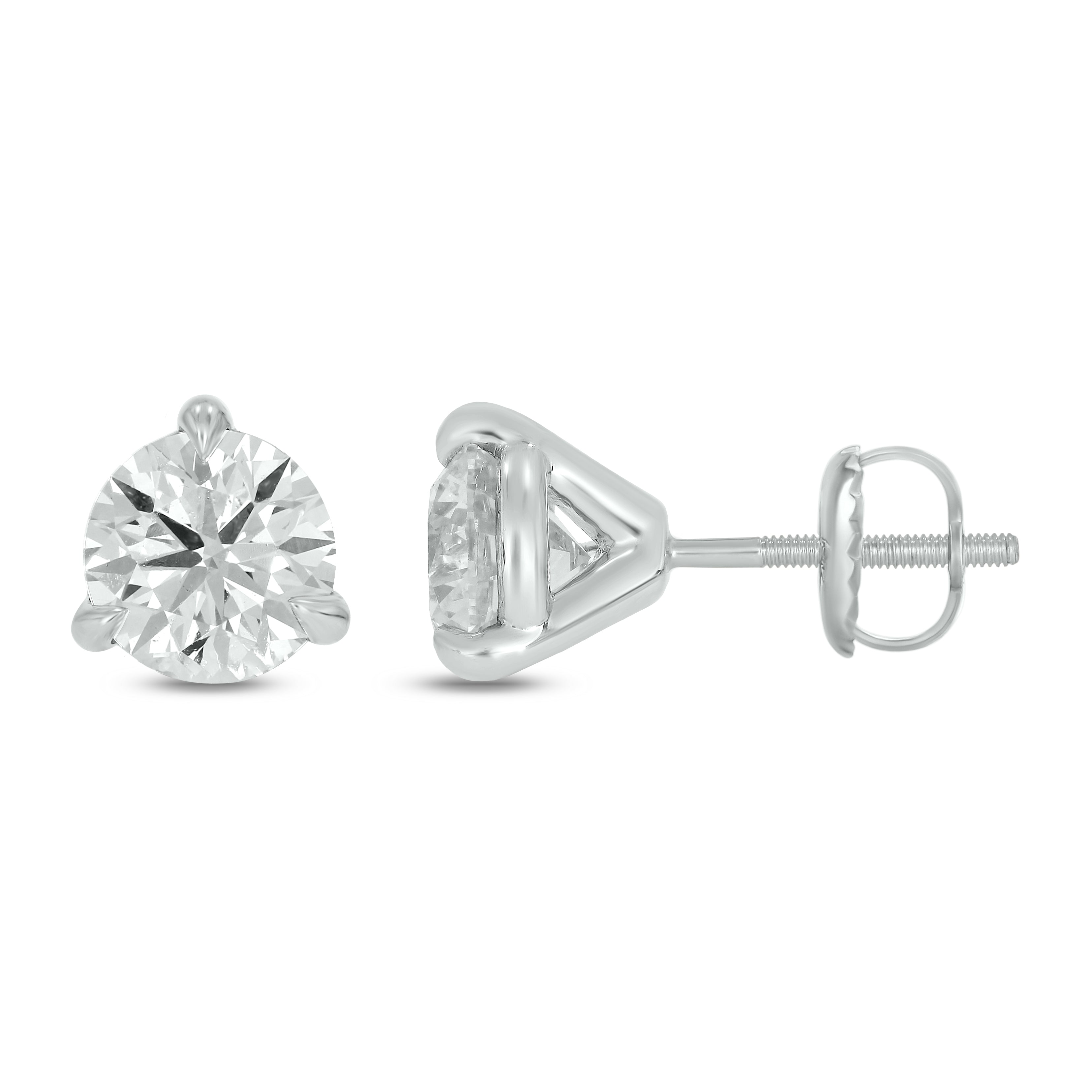 Round Martini Set Lab Grown Diamond Studs