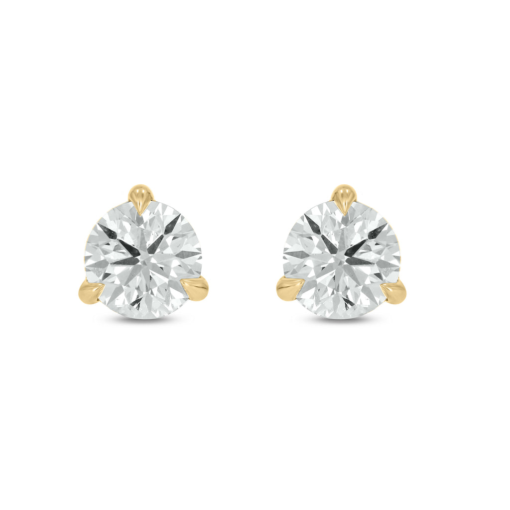 Round Martini Set Lab Grown Diamond Studs