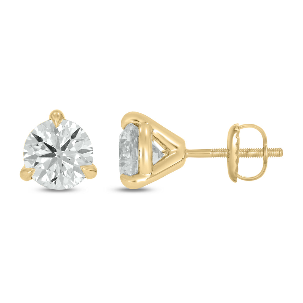 Round Martini Set Lab Grown Diamond Studs