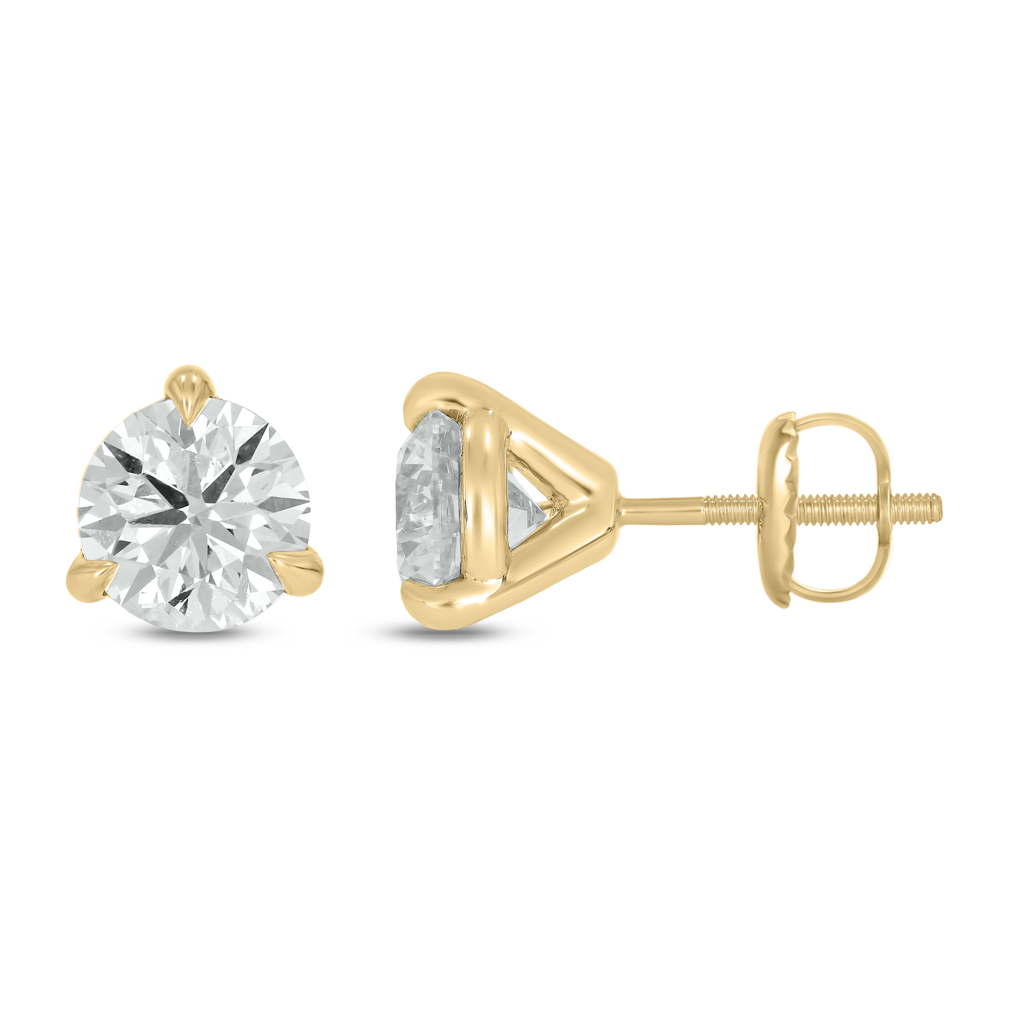 Round Martini Set Lab Grown Diamond Studs