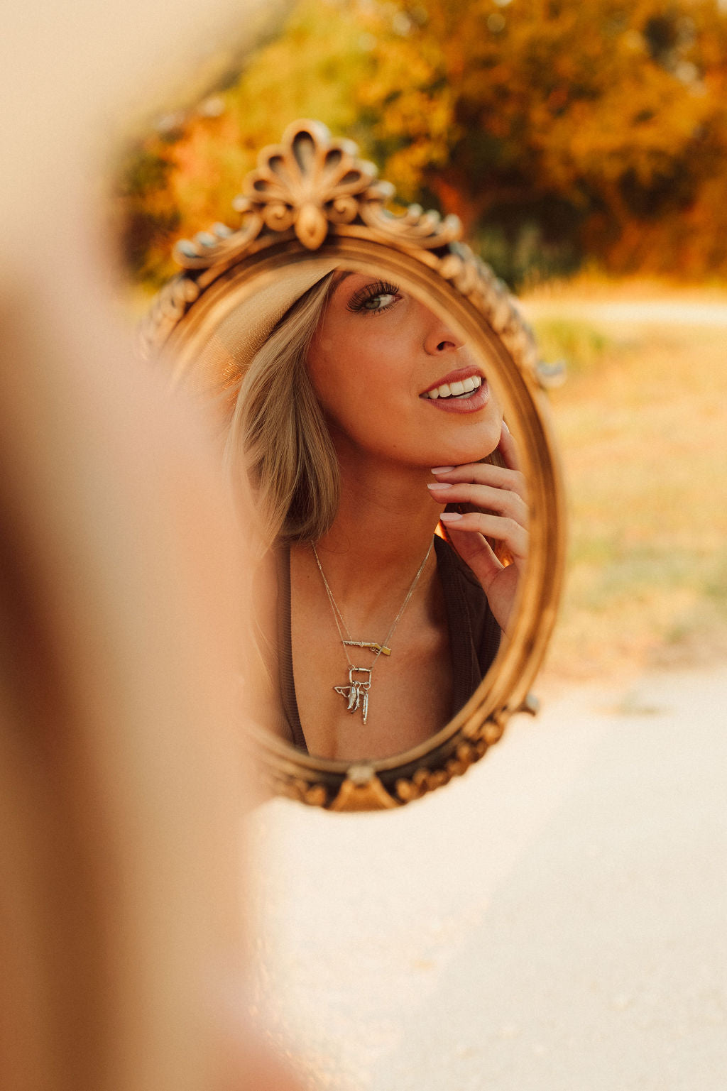 Morgan Nicole Signature Stack by Devereaux Gold Charm Necklace Chain