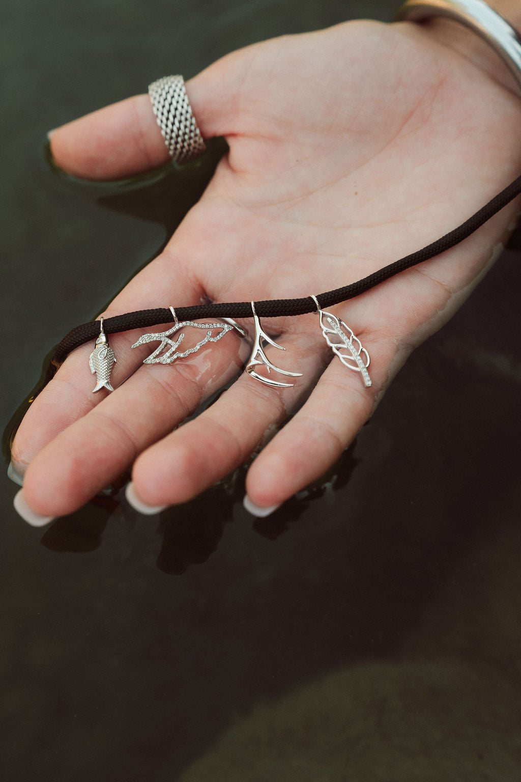 Morgan Nicole Signature Stack by Devereaux Gold Angler Charm