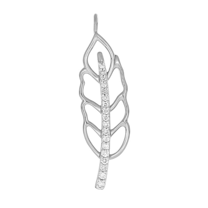 Morgan Nicole Signature Stack by Devereaux Gold Diamond Long Beard Charm