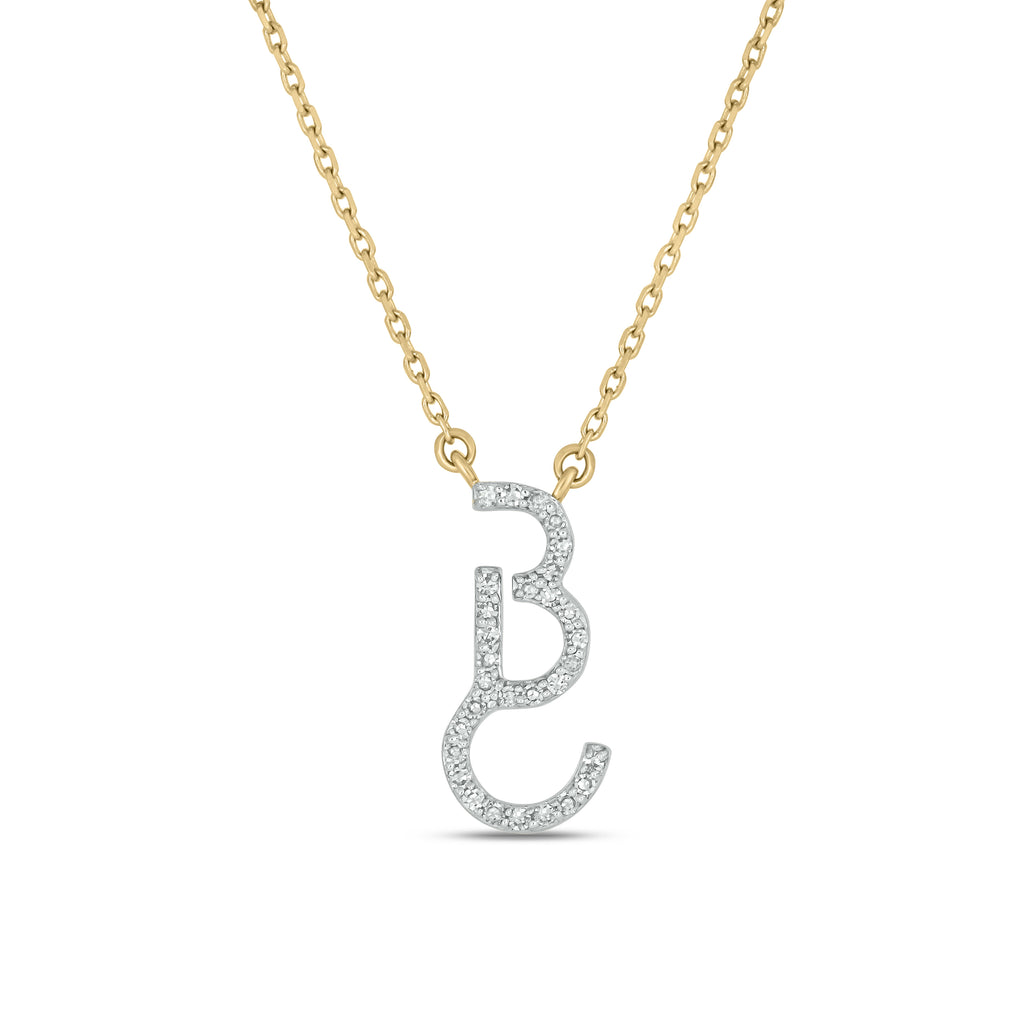 The Devereaux Custom 14k Gold and Diamond Cattle Brand Necklace (DESIGN DEPOSIT ONLY)