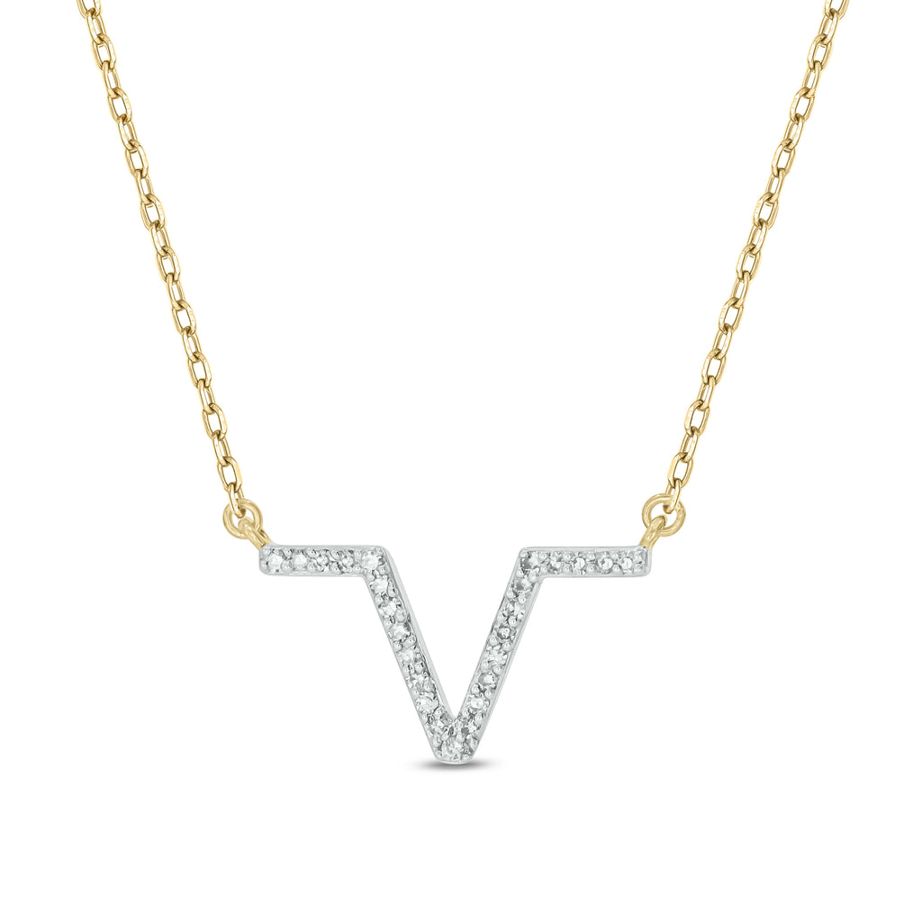 The Devereaux Custom 14k Gold and Diamond Cattle Brand Necklace (DESIGN DEPOSIT ONLY)