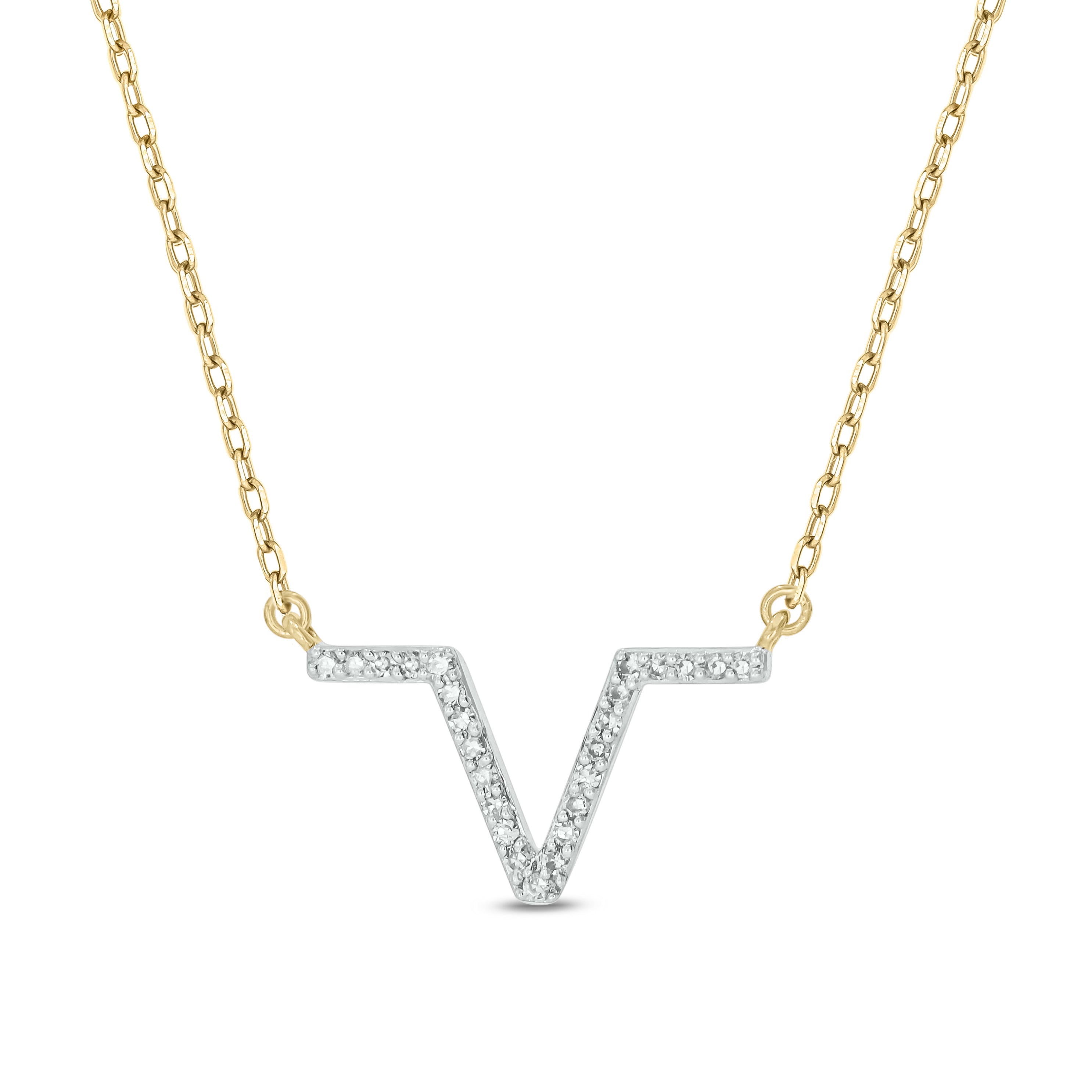 The Devereaux Custom 14k Gold and Diamond Cattle Brand Necklace (DESIGN DEPOSIT ONLY)