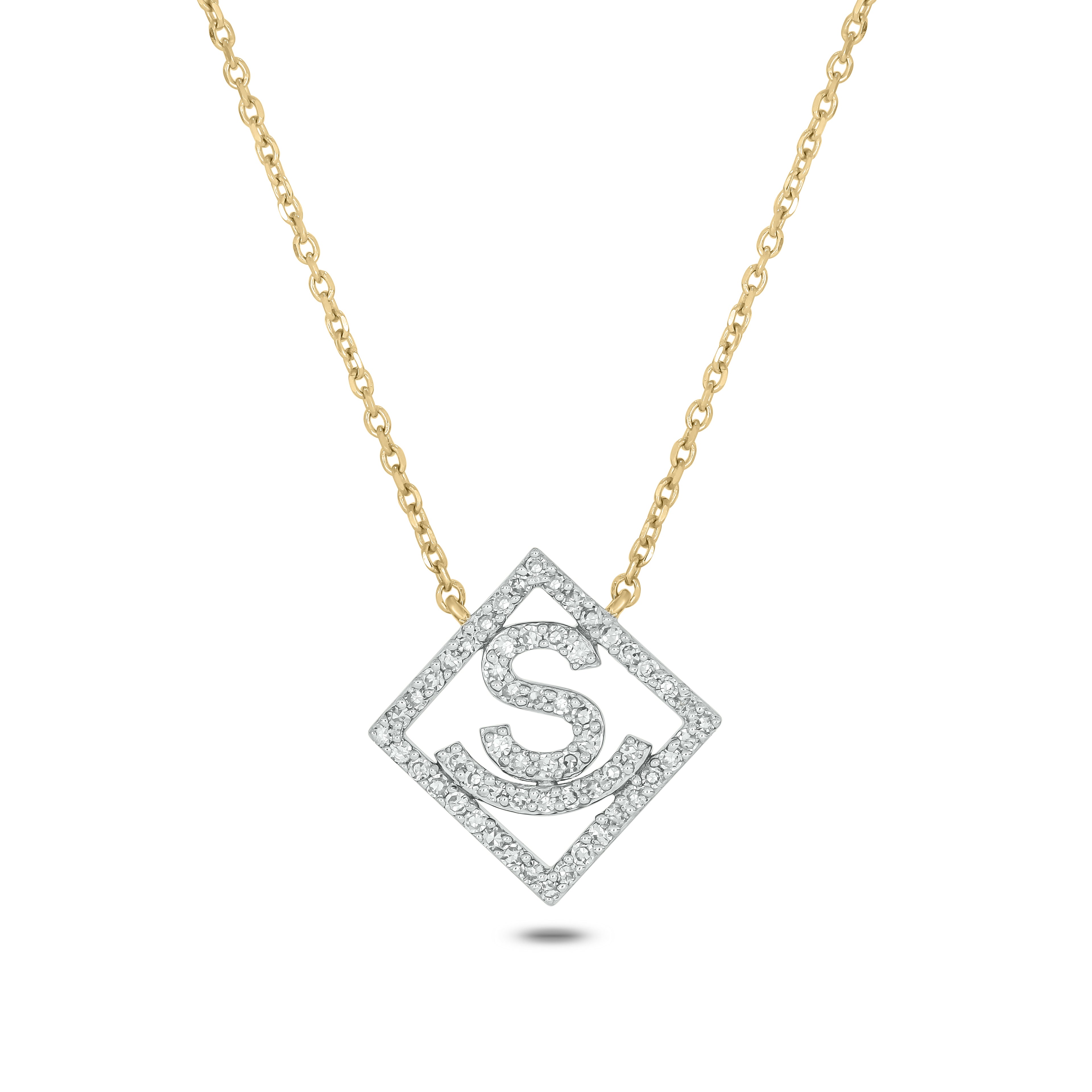 The Devereaux Custom 14k Gold and Diamond Cattle Brand Necklace (DESIGN DEPOSIT ONLY)