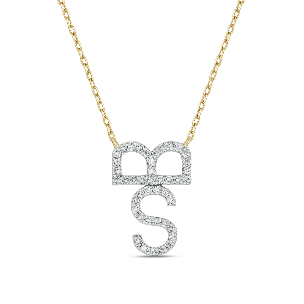 The Devereaux Custom 14k Gold and Diamond Cattle Brand Necklace (DESIGN DEPOSIT ONLY)
