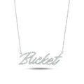 Custom Diamond Name Necklace in 14K Gold