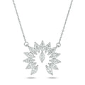 0.56 CT. TW. Lab Grown Marquis Shaped Diamond Naja Necklace in 14K Gold
