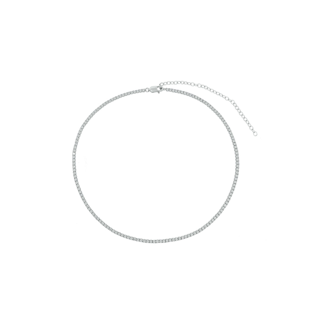 5.5 CT. T.W. Lab Grown Diamond Tennis Necklace