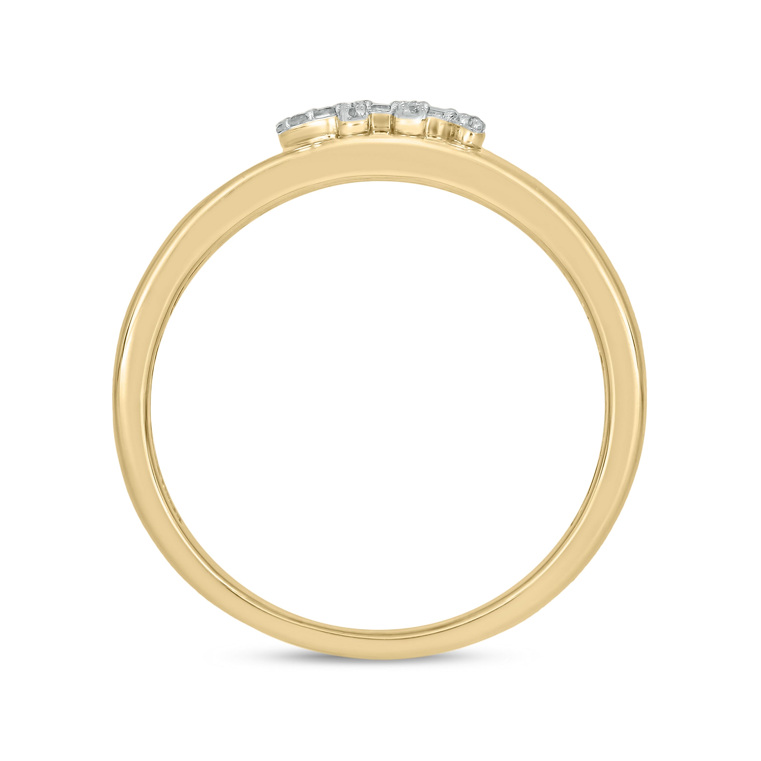 Custom Diamond Livestock Brand Cigar Band in 14K Gold