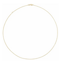 Adjustable 18" 1mm Cable Chain in 0.925 Silver