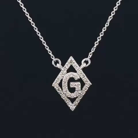 The Devereaux Custom 14k Gold and Diamond Cattle Brand Necklace (DESIGN DEPOSIT ONLY)
